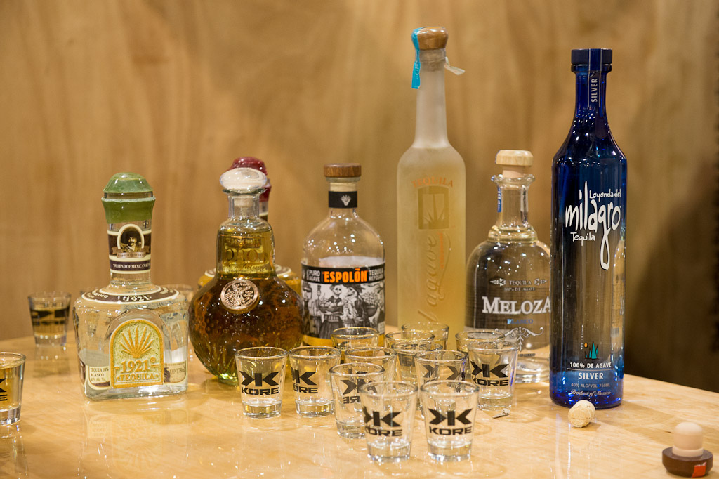 a few of the Tequila s sampled at the annual Interbike Tequila event...