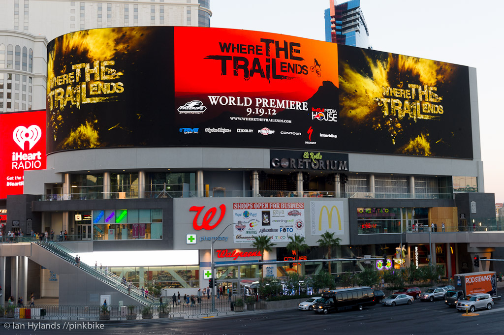 It s hard to find a bigger billboard anywhere in the world and this one features HD Video screens. Welcome to Las Vegas