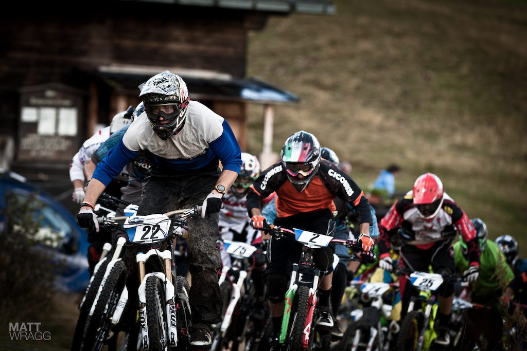 Helluva holeshot for the young local lad.