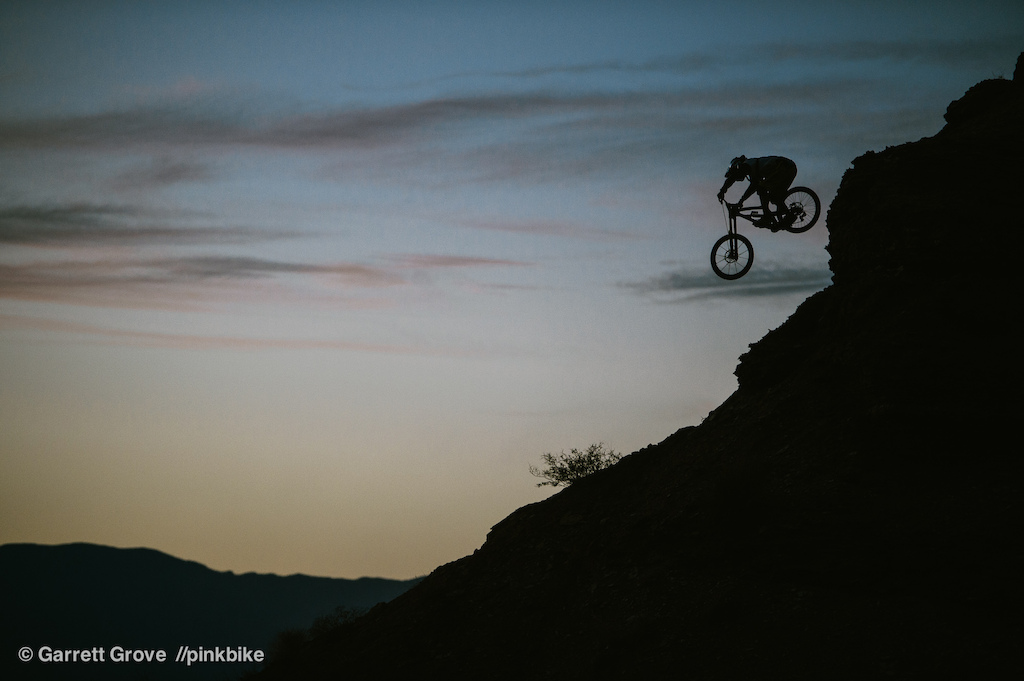 Last ride of the day after the sun went down