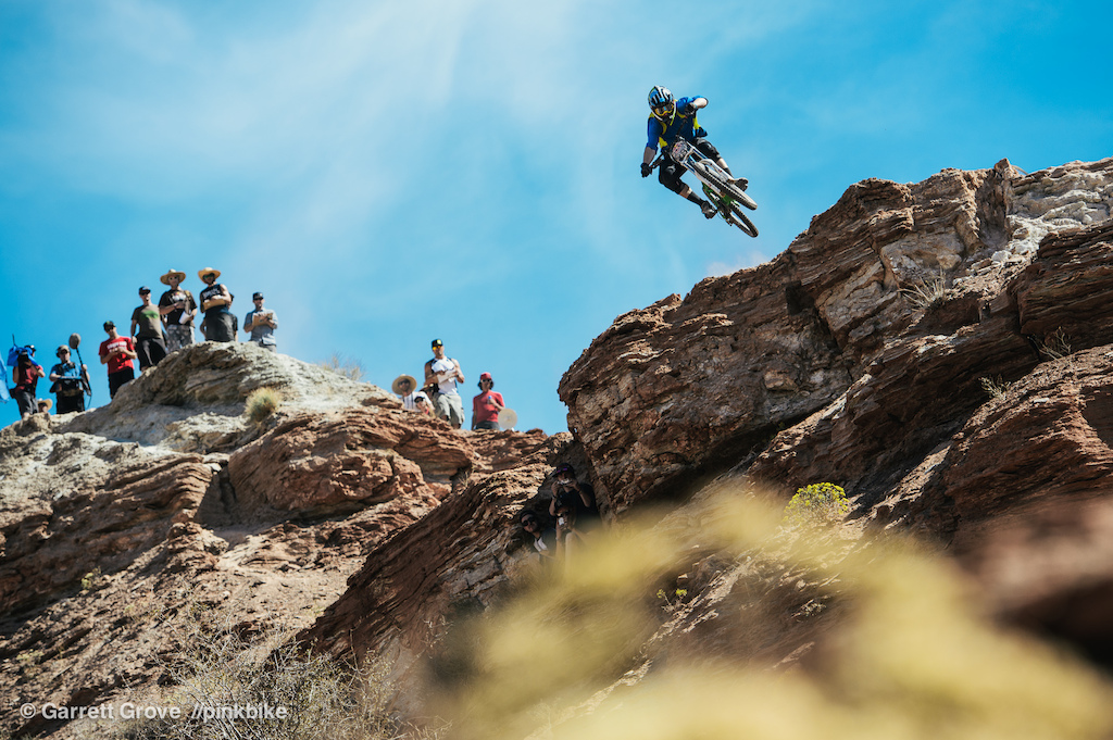 Mike Hopkins on his last drop before sending a huge gap about 20 feet too big resulting in a huge crash.