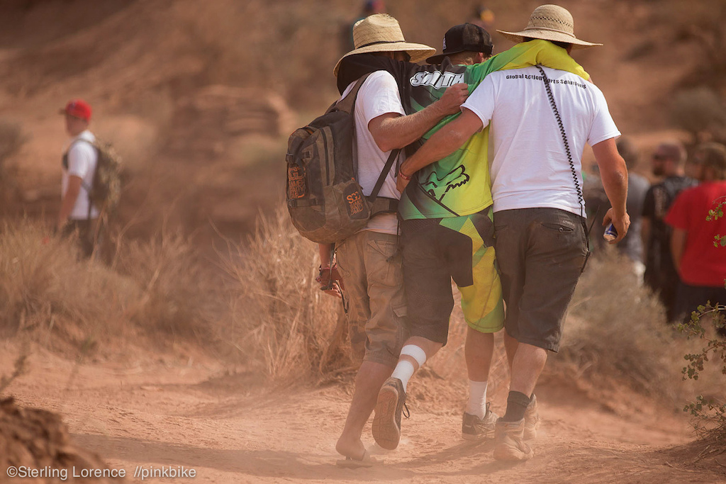 Kenny Smith proving that Rampage is like no other...at 2012 Redbull Rampage