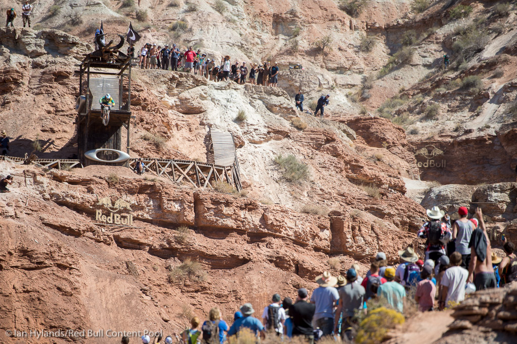 Antoine Bizet rides to second place at Red Bull Rampage in Virgin Utah on 7 October 2012