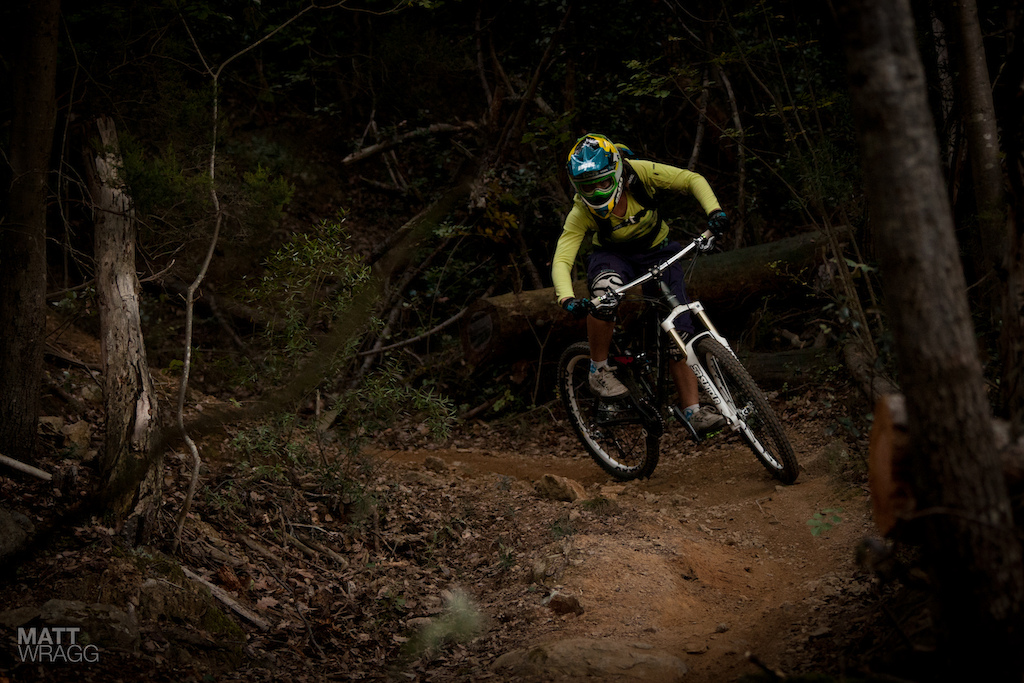 Steffi railing the turns