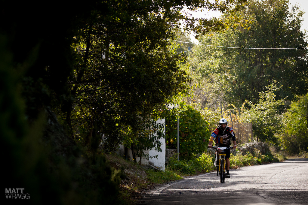 The road climb...