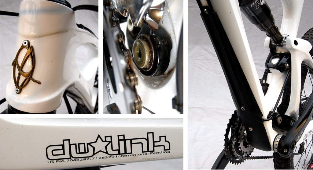 Ibis Mojo HD head tube badge chain guide boss polycarbonate downtube protector dw-link graphic.