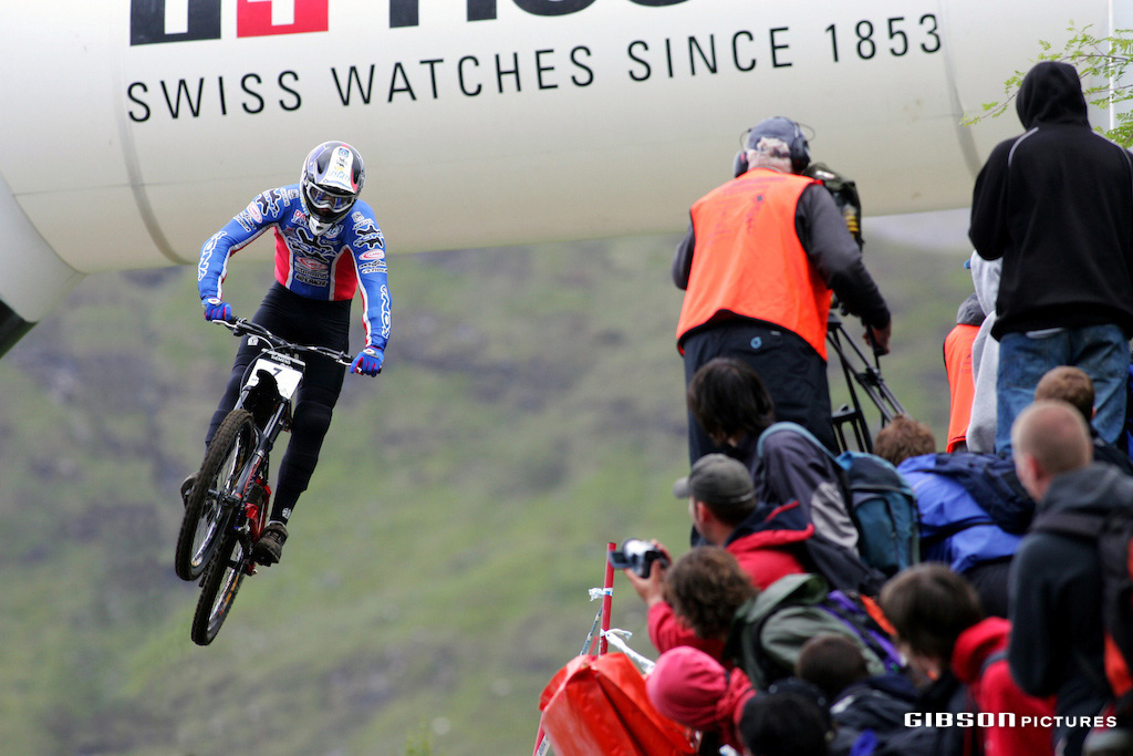Fabien Barel-7th Place Ft. William Scotland 2004 World Cup DH John Gibson photo www.gibsonpictures.com