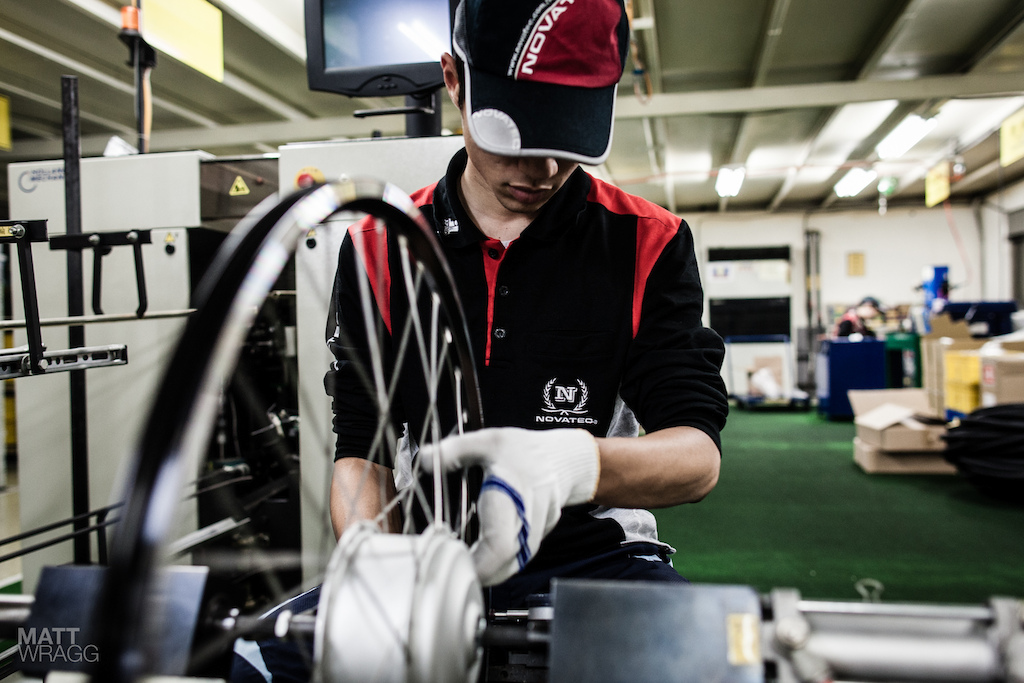 Wheel building.