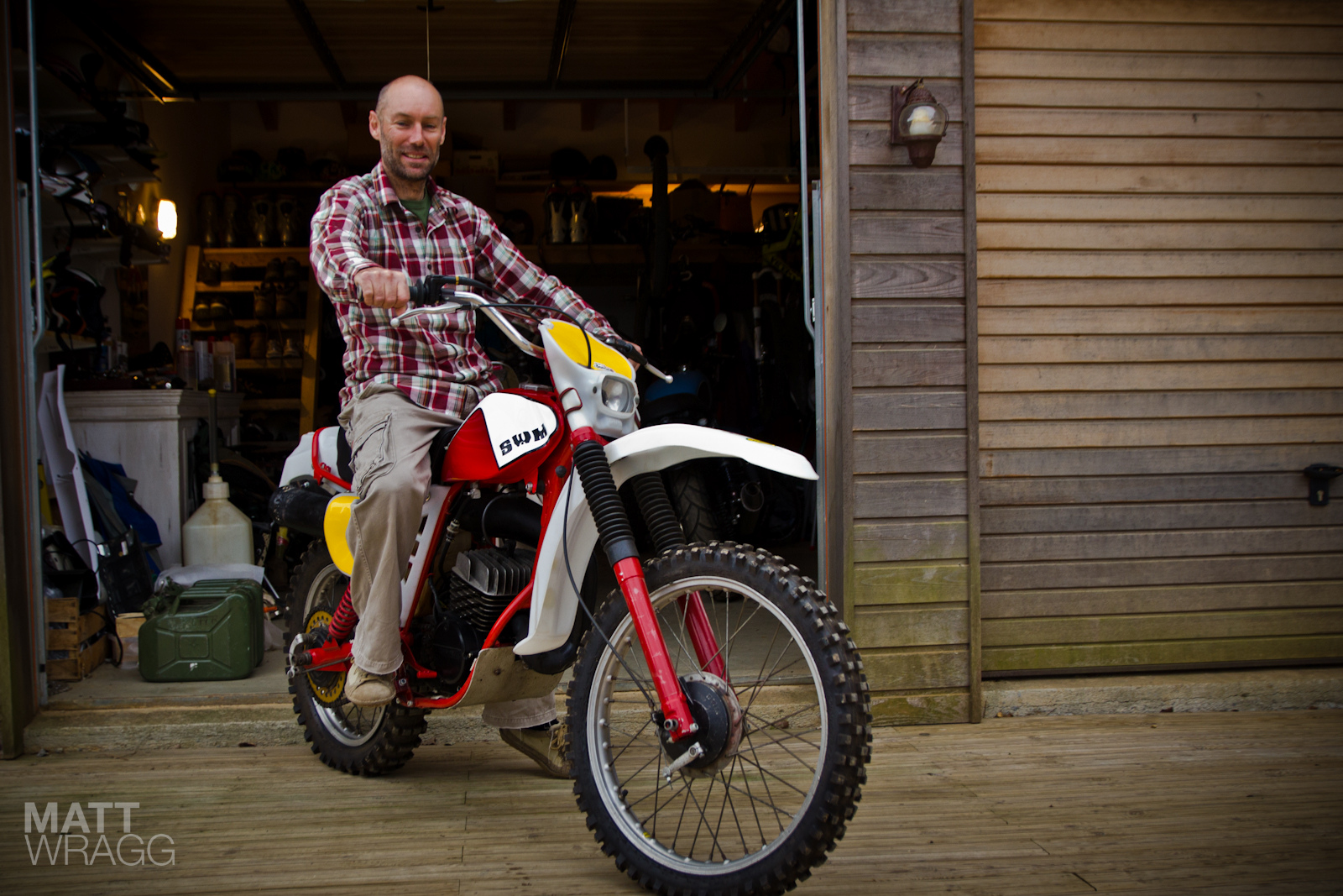 1978 SWM 125cc motocross bike.