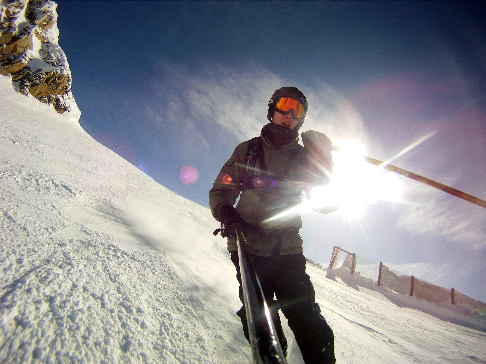 Skiing and snowmobiling and other fun stuff.