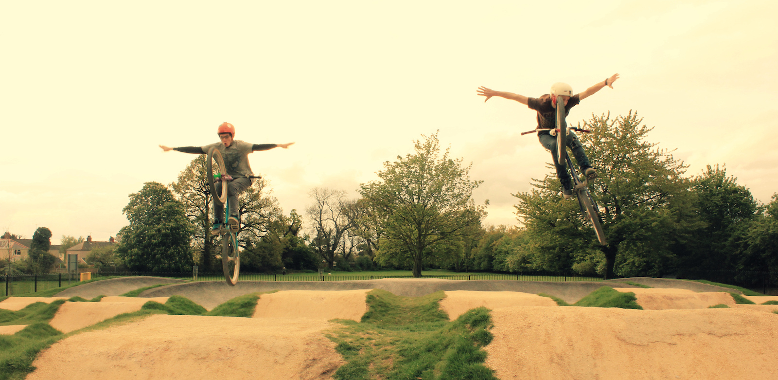 tuck no handers at the pump track