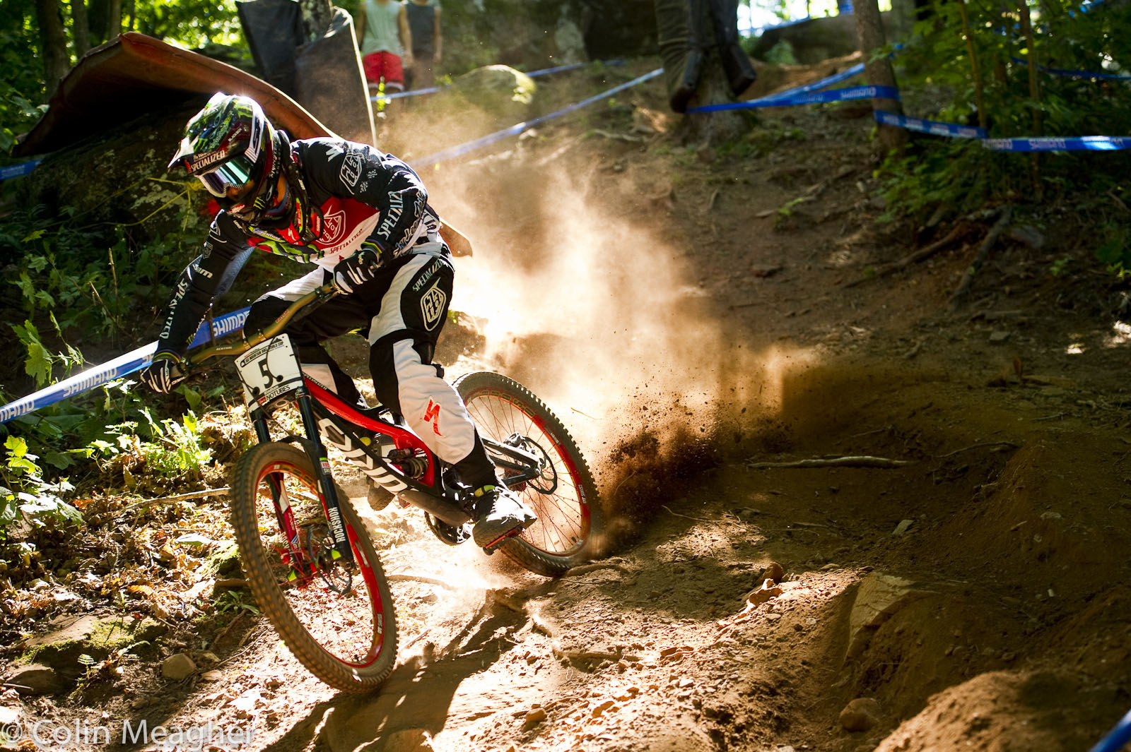 Definitely feeling it: Sam Hill is showing flashes of brilliance that have him as a definite threat here in my book.